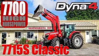 Massey Ferguson 7715S Classic Row Crop Tractor - Dyna4 Transmission