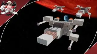 Minecraft: STAR WARS T65 X-Wing | Starfighter Tutorial (1:5 Scale)