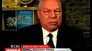 Colin Powell Endorses President Obama