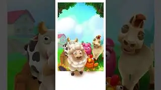 Farm Jam | Slow Motion Animal Parking Jam Challenge! #Shorts