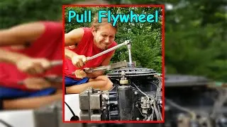 How To Pull An Evinrude Outboard Flywheel