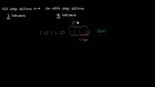 İkili Sayı Sistemini On Altılı Sayı Sistemine Çevirme (Matematik) (Cebir)