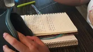 Study time, background sounds, visual ASMR, no talking, writing sounds, turning pages, phone sounds