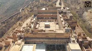 Aamer fort drone view #amerfortjaipur #amerfort #tourism #touristplace #tour #tourist