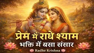 प्रेम में बसे राधे श्याम | भक्ति में बसा संसार | Radhe Krishna Bhakti Song 🌸