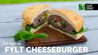 Fylt cheeseburger | MatPrat