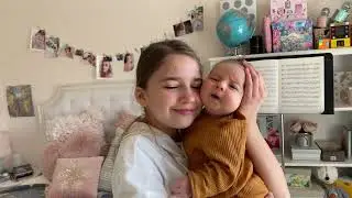 Karolina Protsenko (12 yrs) - Nearly 12 week old Baby Nicholas At Home (Mar 26, 2021)(Home Movies)