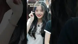 WONYOUNG ✨ now VS before ✨#shorts #funwithtoys