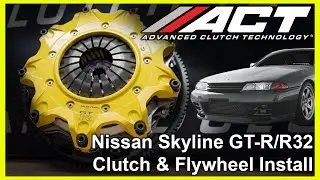 Установка сцепления ACT: Nissan Skyline GT-R (R32) RB26DETT 1989-1992 гг.