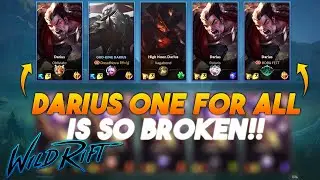 DARIUS IN ONE FOR ALL MODE IS SO BROKEN | 17 KILLS FUNNY GAMEPLAY | WILDRIFT