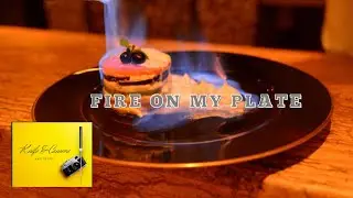 fire on my plate...a lovely flambe do wow your guest