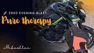Z900 Golden Hour Cruise 🌅 | Chilling Evening Ride Therapy