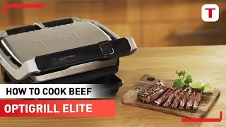 How to use the beef program | Tefal OptiGrill Elite GC750 Smart Grill