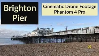Cinematic Drone Footage of Brighton Pier in 4K