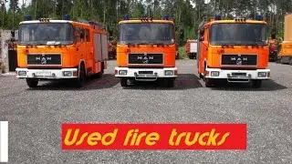 Used fire trucks for sale from germany.. and much more