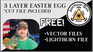 FREE 3 Layer Easter Egg Cut file - Easter project for the kids