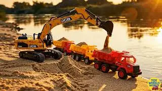 Big Truck Day for Kids &ndash; JCB, Tractor, Dump Truck & Garbage Truck | CS Toy Style