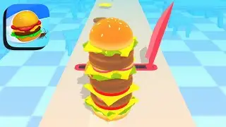 Burger Rush 🍔🌮🍟 All Levels Gameplay Walkthrough Android, iOS (Part 1)