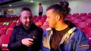 Charlie Sterling talks to sports matters Presenter Jerry Coughlan