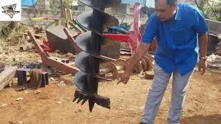 3 in 1 Pole Erection Machine | Digging, Lifting & Mud Removal