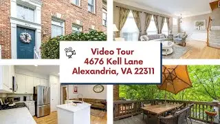 Video Tour of 4676 Kell Lane | Alexandria VA in Stonegate
