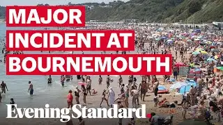 Major incident declared in Bournemouth as thousands of people flock to beaches