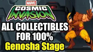Marvel Cosmic Invasion - Genosha Stage Guide ALL COLLECTIBLES / CHALLENGES To Get 100%
