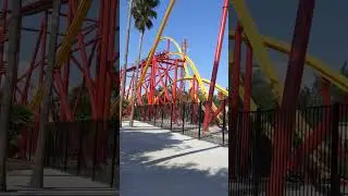 2023 Six Flags Oktoberfest Food Festival / Fright Fest: Wonder Woman Ride 9/15/23 #sfmm #mysixflags
