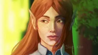 Speedpaint | CLIPSTUDIO | Portrait practice: My Lavellan - Ellana | Dragon age Inquisition