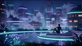 Escape to Cybercity | Relaxing Ambience for Sleep, Study & Calm Vibes
