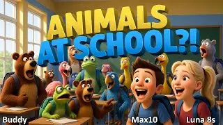 What If Animals Went To School?/Funny Learning Adventure for Smarty Kids/Smarty Kid TV