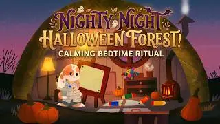 Nighty Night, Magical Halloween Forest! 🎃 Calming Bedtime Story for Kids | Sleepy Friendly Animals ✨