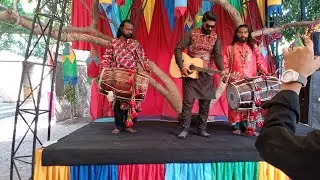 Rafi peertheatre workshop artist & Sufi classical Dhol Asif Sain & sabir Sain