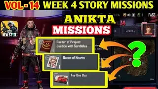 PUBG NEW STATE - VOL-14 - WEEK 4 - STORY MISSION LOCATION