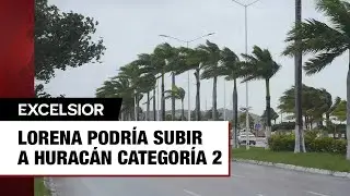 Lorena podr&iacute;a intensificarse a hurac&aacute;n categor&iacute;a 2; &iquest;Cu&aacute;ndo tocar&aacute; tierra?
