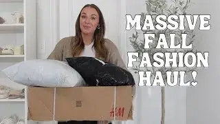 2023 FALL WARDROBE REFRESH | massive fall fashion haul, h&m haul, vici haul, amazon haul #fallhaul