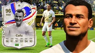 96 GOTG Icon SBC Cafu is worth the 2M price tag?! 😱 FC 24 Player Review