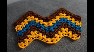 Granny ripple  crochet pattern