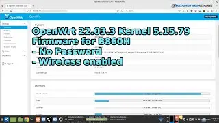 OpenWrt STB -  Firmware For B860H  V 22.03.3 K 5.15.79 Wifi On/Enabled