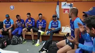 Here's a Dressing Room.S.Watch out for the end-expect something fun when Shikhar around  #teamindia