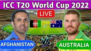 🔴LIVE CRICKET MATCH TODAY | T20 world cup | AUS VS AFG LIVE TODAY | CRICKET LIVE | real Cricket 22