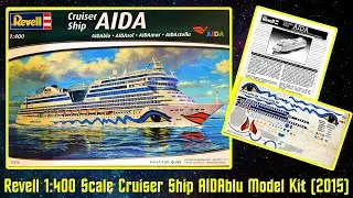 REVELL 1:400 Scale Cruiser Ship AIDAblu Model Kit (2015)