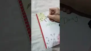 Aesthetic diary cover 📓💗 / sarika art gallery /#painting #bohoart #art #dairy #trending