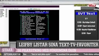 Leifby listar fem bästa text-tv-sidorna