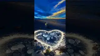🌊🦌 The Breathtaking Encounter: Sea Meets Deer! 🦌🌊#shorts