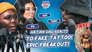 Haitian Dad Reacts to Fake Tattoo: Epic Freakout! 😂😱