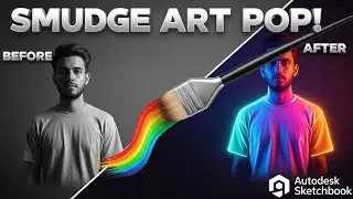 How to Make Your Smudge Art POP! 🌈 Professional Multicolor Clothing Tutorial