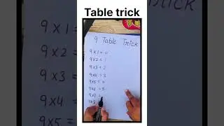 #learning with sonu mam #mathematics #math puzzle #table trick #trending #shorts