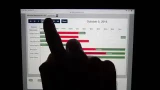 iPad iPhone live demo of shift selection, for Availability based events