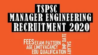 TSPSC Recruitment 2020 | TSPSC Water Board Recruitment 2020 | HMWSSB | Qualification | Vacancy